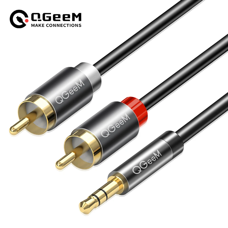Klipsch Home Cinema - Kabel RCA QGeeM 2RCA ke 3.5mm,