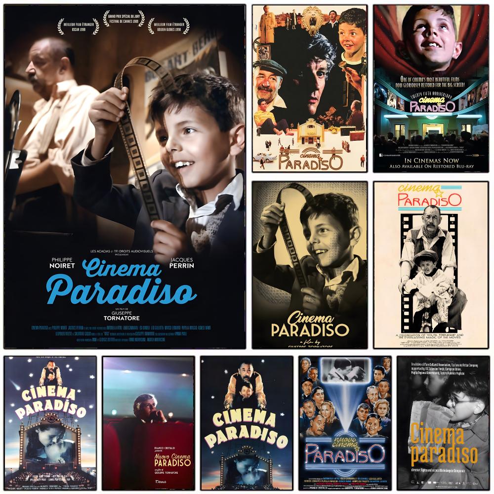 Home Cinema Interiors - Poster film nostalgia C-Cinema Paradiso, dekorasi