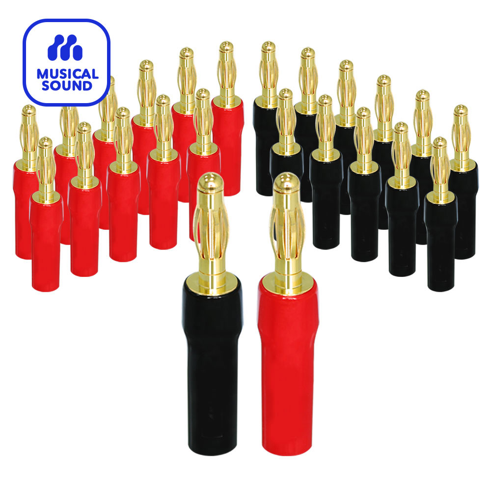 Audio Home Cinema - Colokan pisang konektor Jack Audio 12