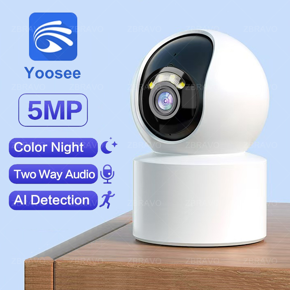Home Cinema Sony - Kamera Keamanan WiFi Yoosee 5MP PTZ