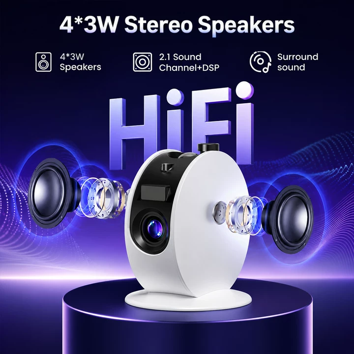 Netflix Home Cinema - Proyektor Pintar Lampu Atmosfer Bintang 750ANSI