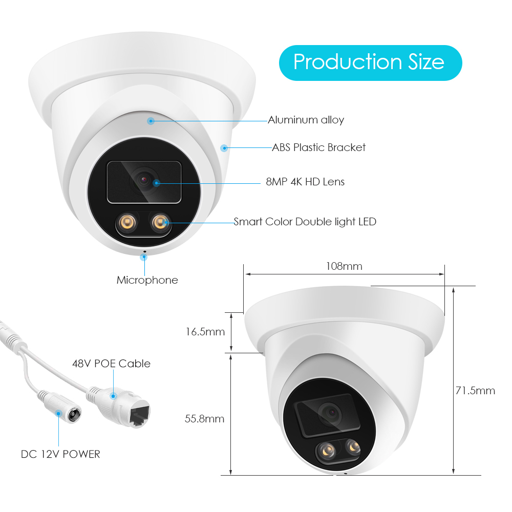 Kamera Audio IP 4K 8MP, CCTV r - Home Cinema Sony ulasan dan harga
