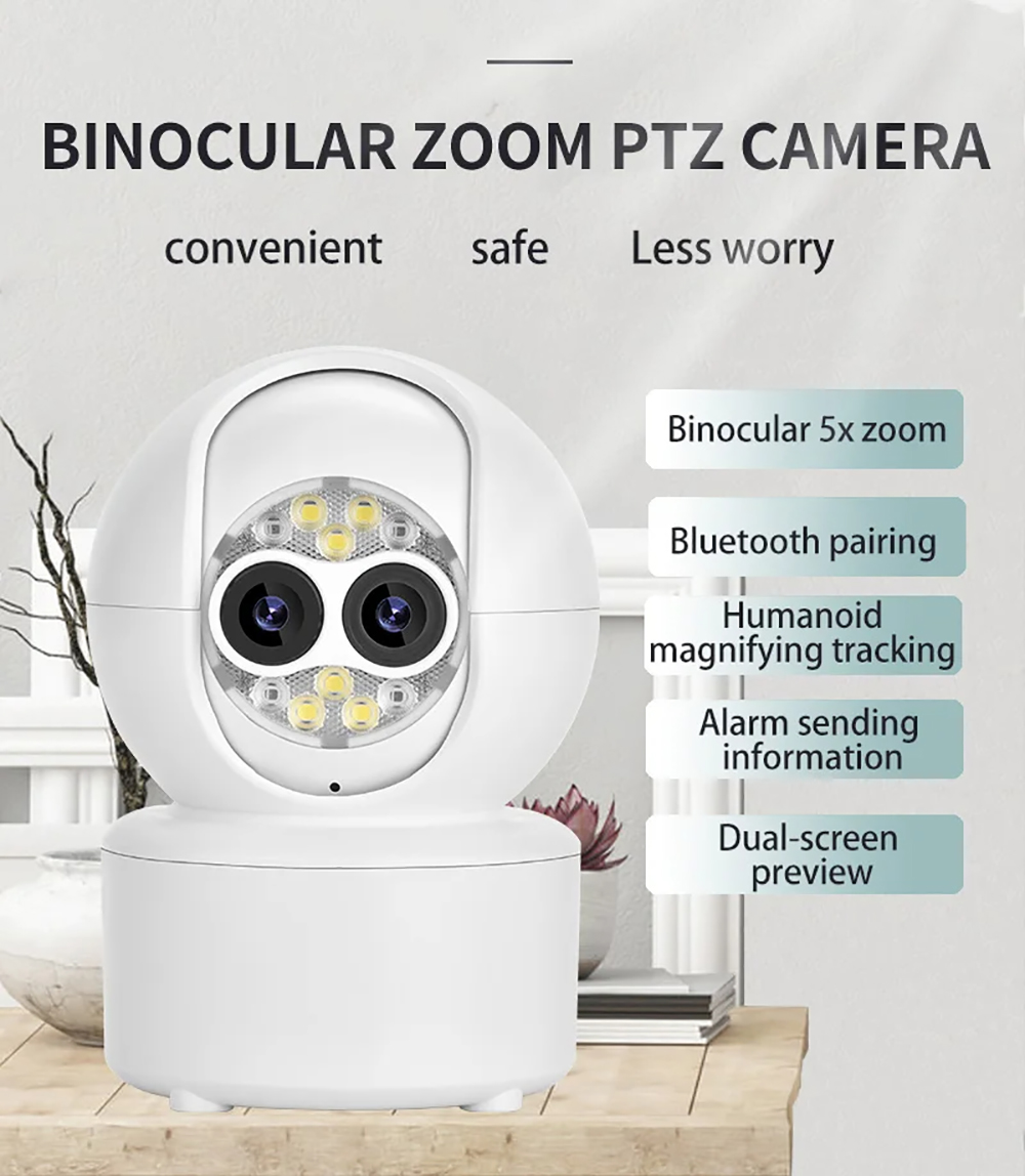 Kamera Keamanan ICsee Dual-Len - Home Cinema Sony ulasan dan harga