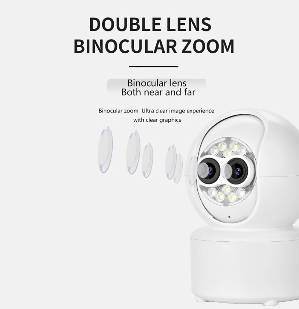 Kamera Keamanan ICsee Dual-Len - Home Cinema Sony ulasan dan harga
