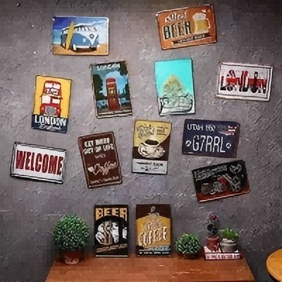 Poster Logam Desain Klasik Col - Home Cinema Room Design ulasan dan harga