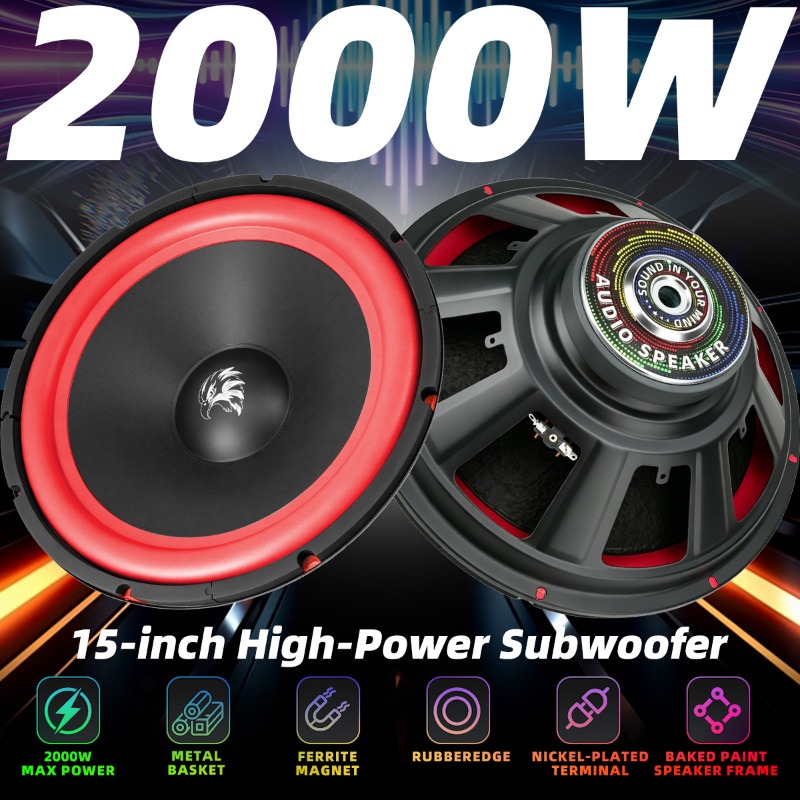 1 Buah Subwoofer Mobil 15 Inci - Audio Home Cinema ulasan dan harga