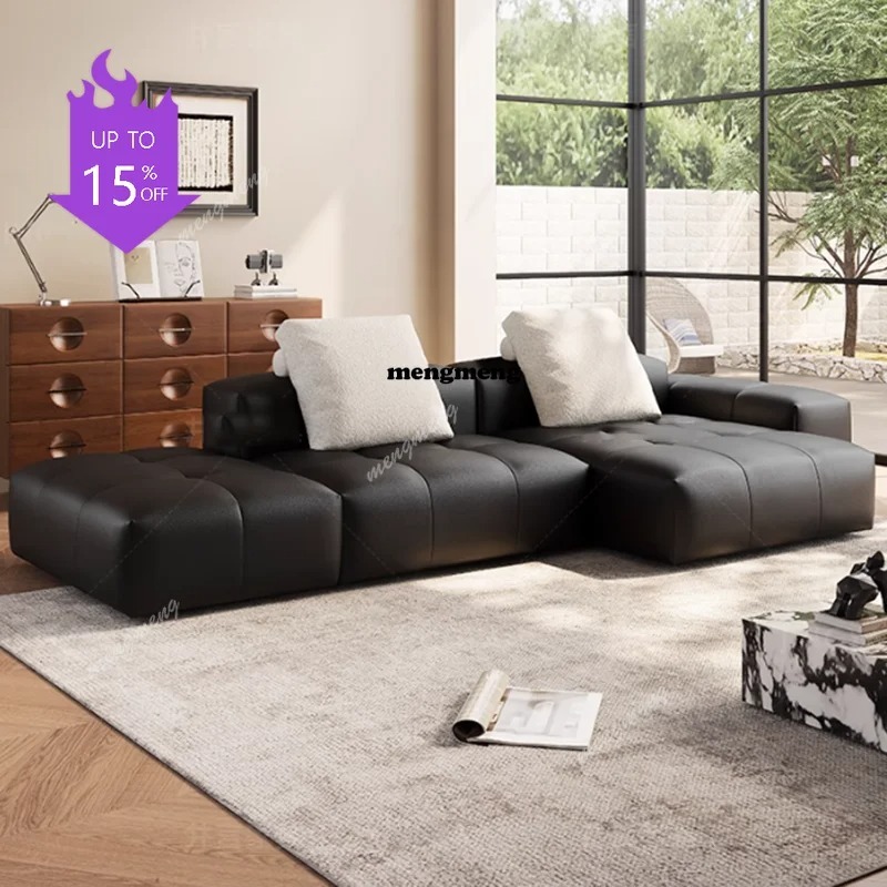 Sofa Kulit Nordik Minimalis Me - Home Cinema Room Design ulasan dan harga