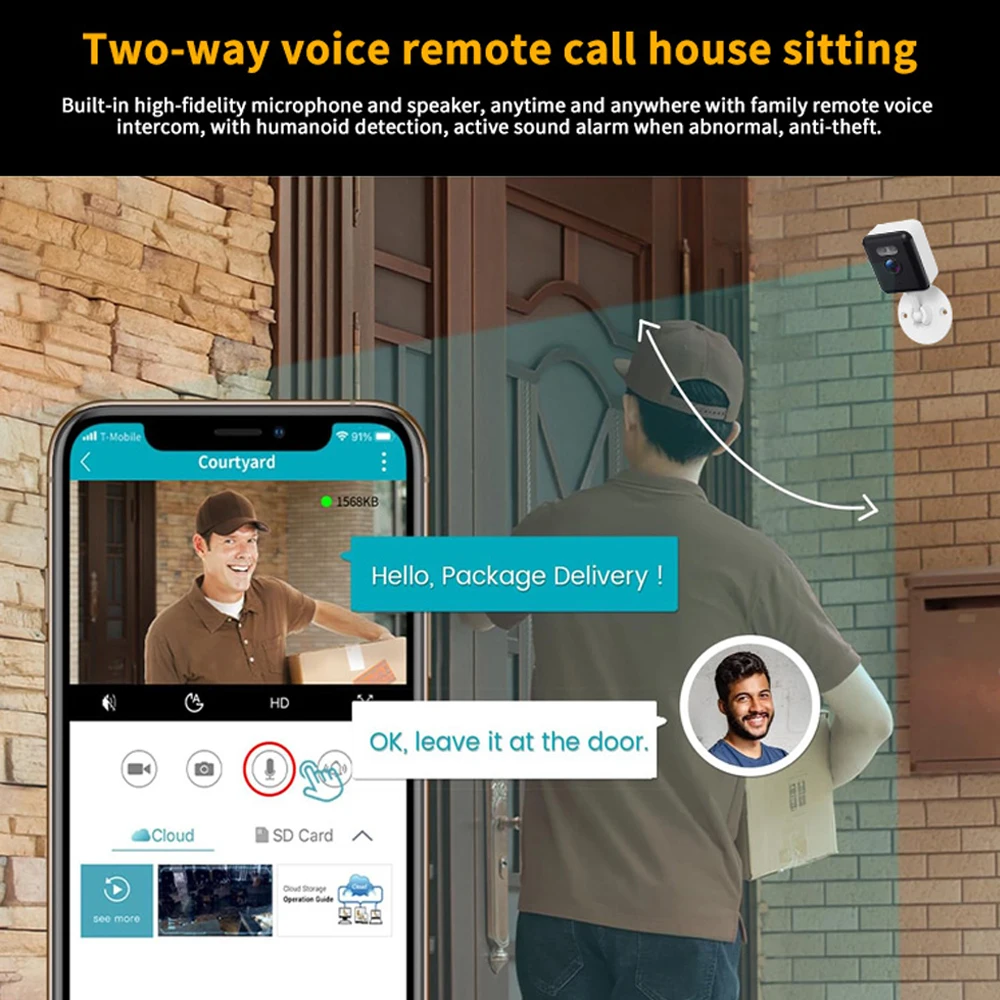 Kamera IP WiFi Tuya Smart Mini - Home Cinema Sony ulasan dan harga