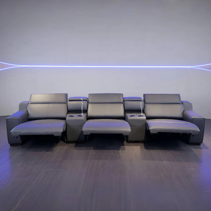 Sofa Ruang Keluarga Mewah Fung - Home Cinema Interiors ulasan dan harga