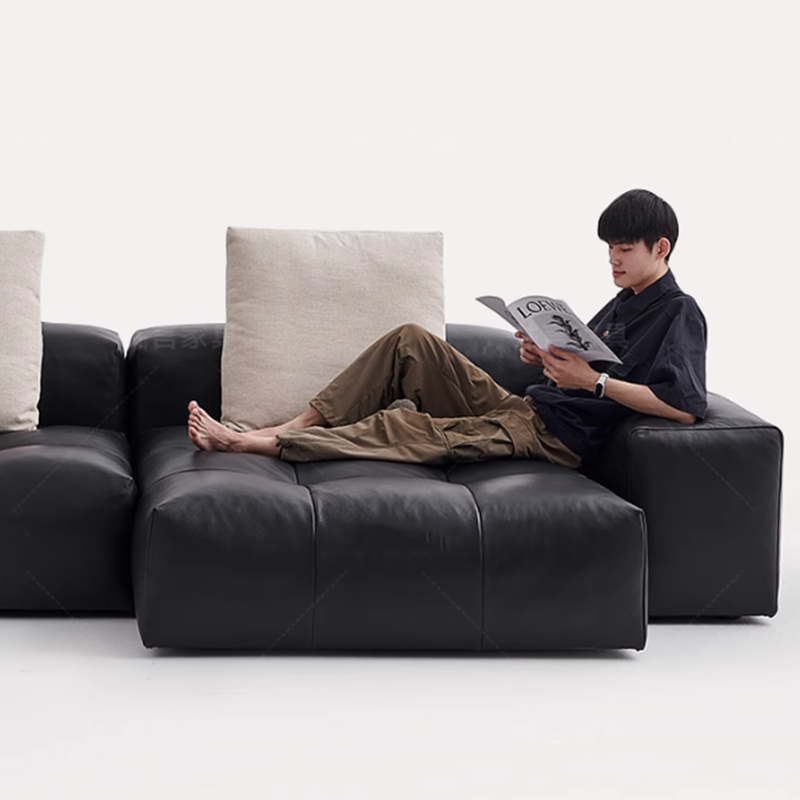Sofa Kulit Nordik Minimalis Me - Home Cinema Room Design ulasan dan harga