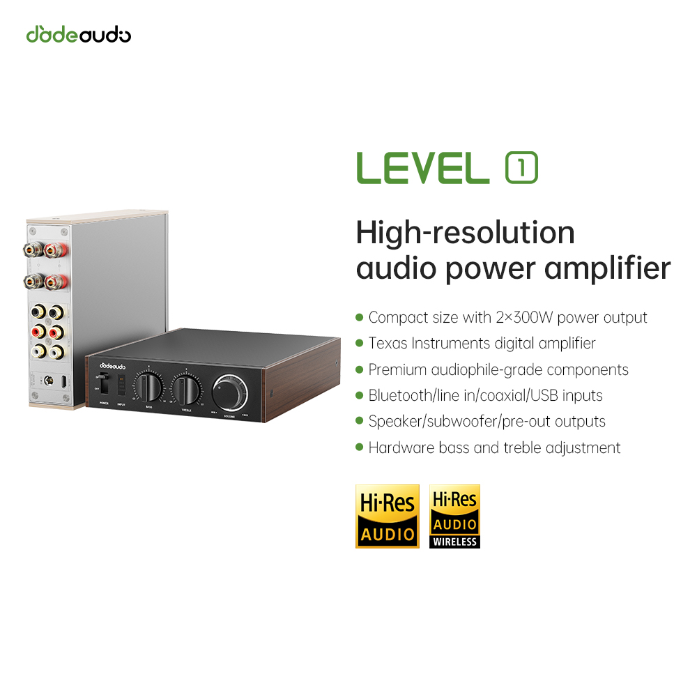 JadeAudio Level 1 Desktop HiFi - Audio Home Cinema ulasan dan harga