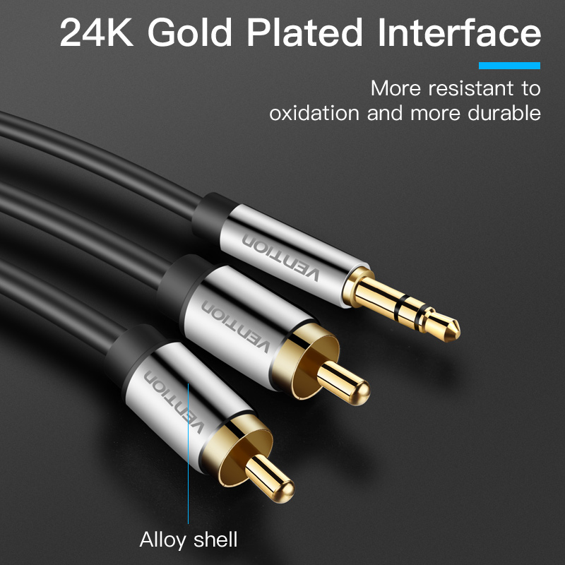 Vention Kabel RCA 3.5 untuk 2R - Klipsch Home Cinema ulasan dan harga